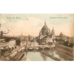 Allemagne BERLIN. Burgstrasse und neuer Dom 1913