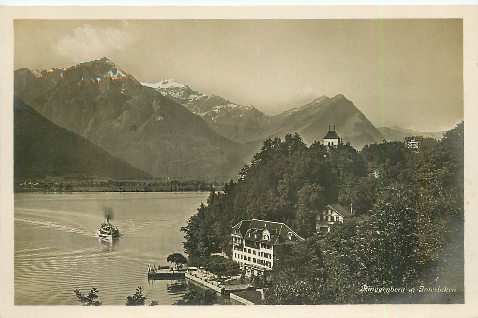 Suisse BE - Ringgenberg am Brienzersee - Hotel Bellevue 1929