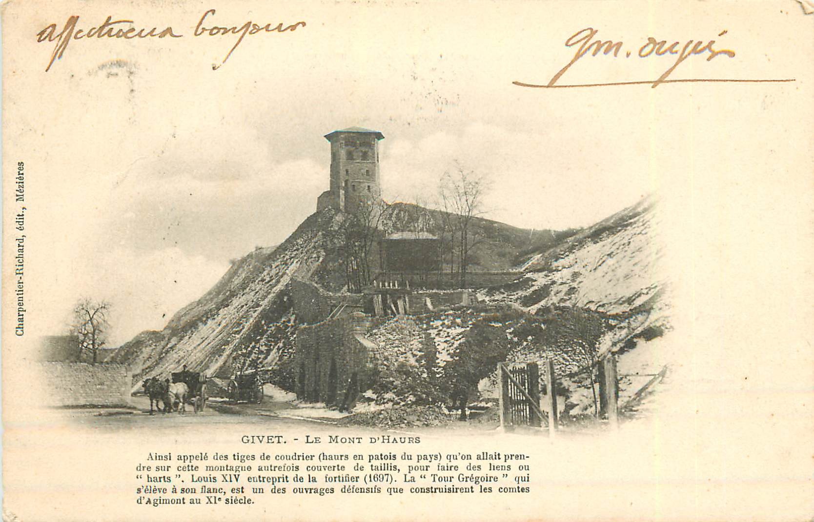 08 GIVET. Le Mont d'Haurs 1904