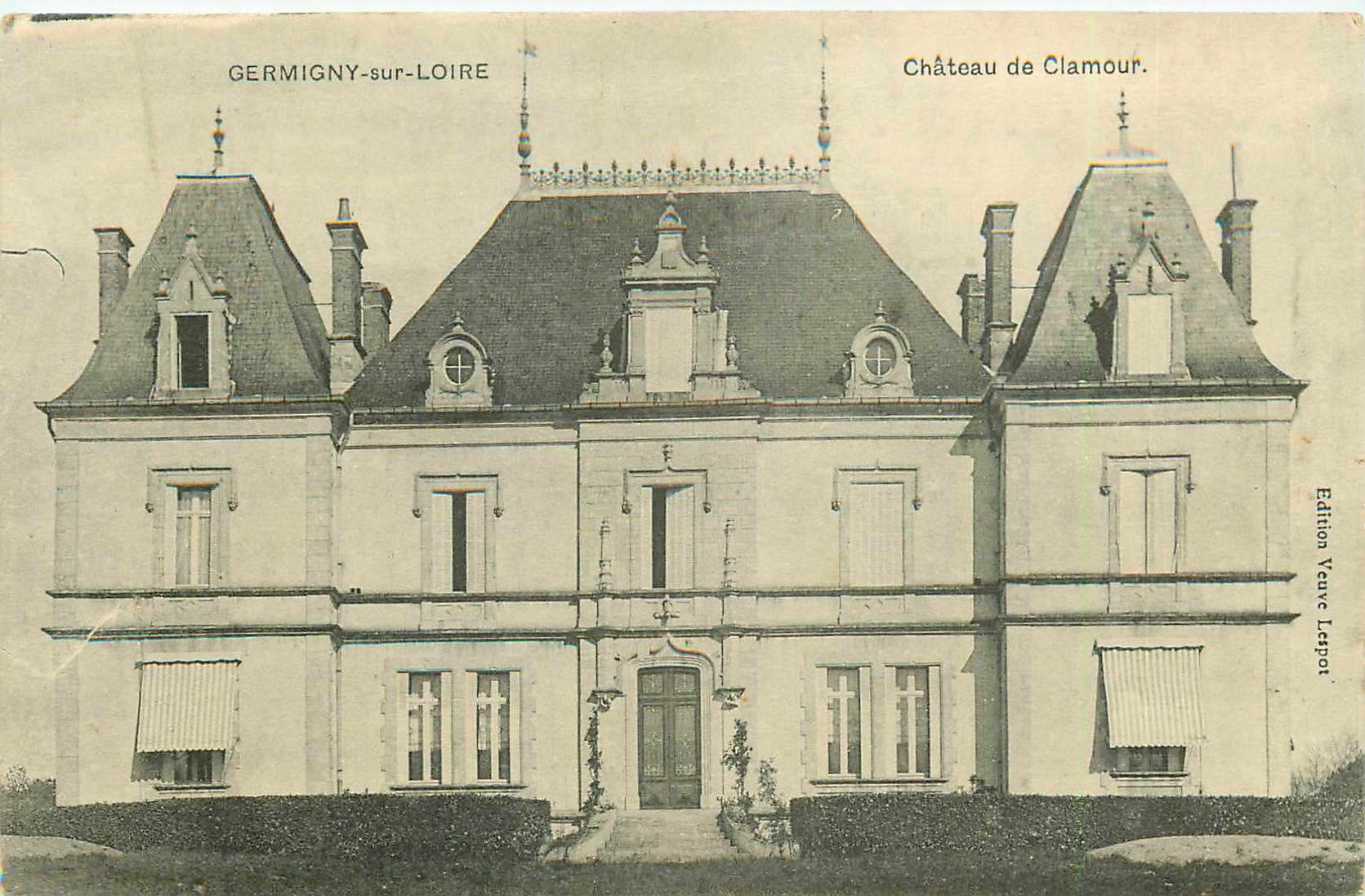 58 GERMIGNY-SUR-LOIRE. Château de Clamour 1915