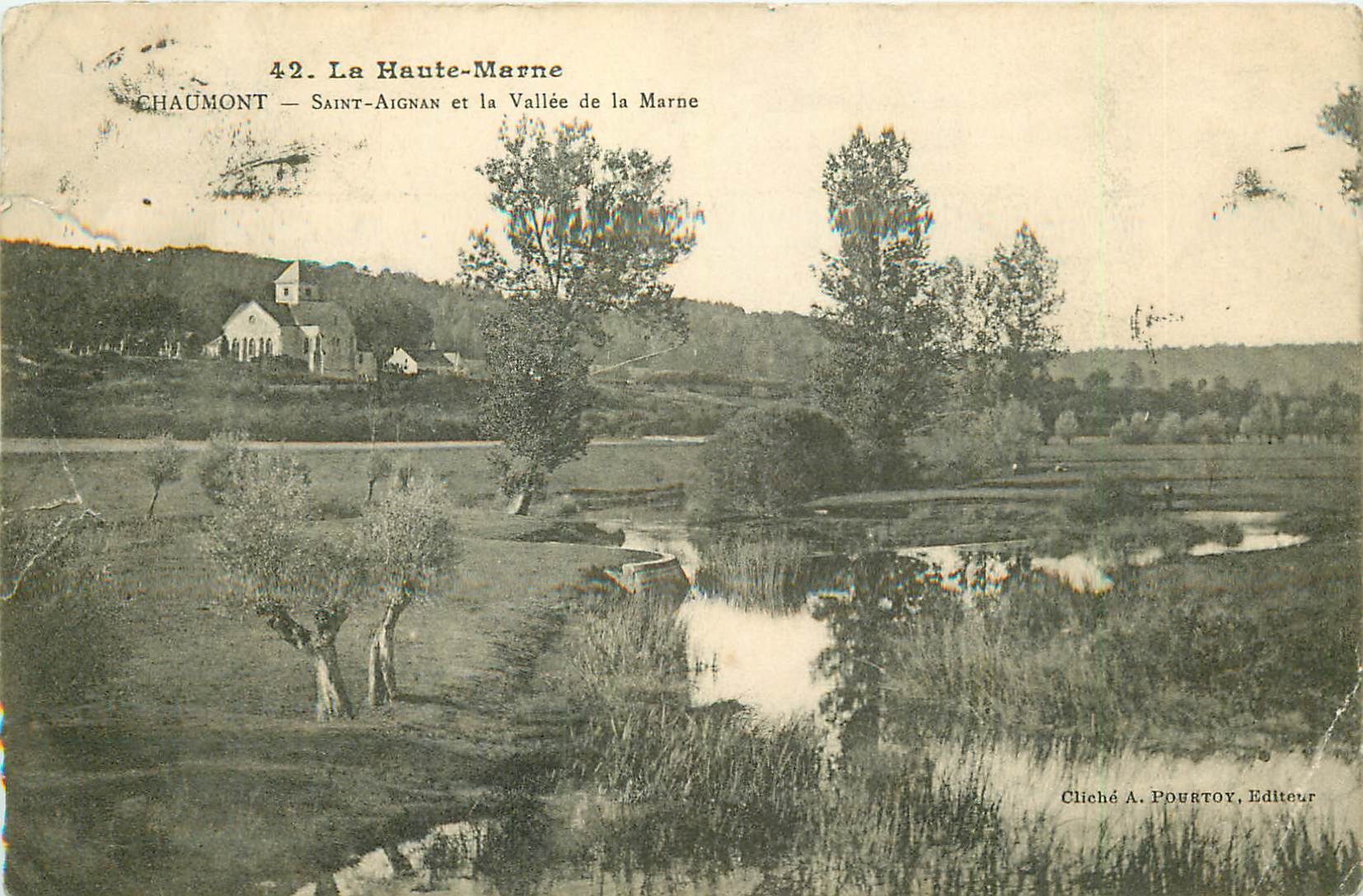 52 CHAUMONT. Saint-Aignan et la Vallée de la Marne 1912