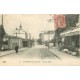 95 ENGHIEN-LES-BAINS. Hôtel Brasserie Moderne et la Gare rue du Départ 1918