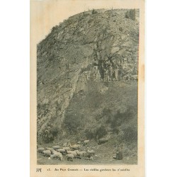 23 AU PAYS CREUSOIS. Las vieillas gardoun las z'ouiellas la Paysanne gardant ses moutons...