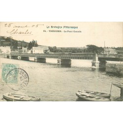 22 TREGUIER. Le Pont Canada 1905