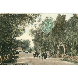 62 LE TOUQUET PARIS-PLAGE. Avenue du Château bien animée 1917