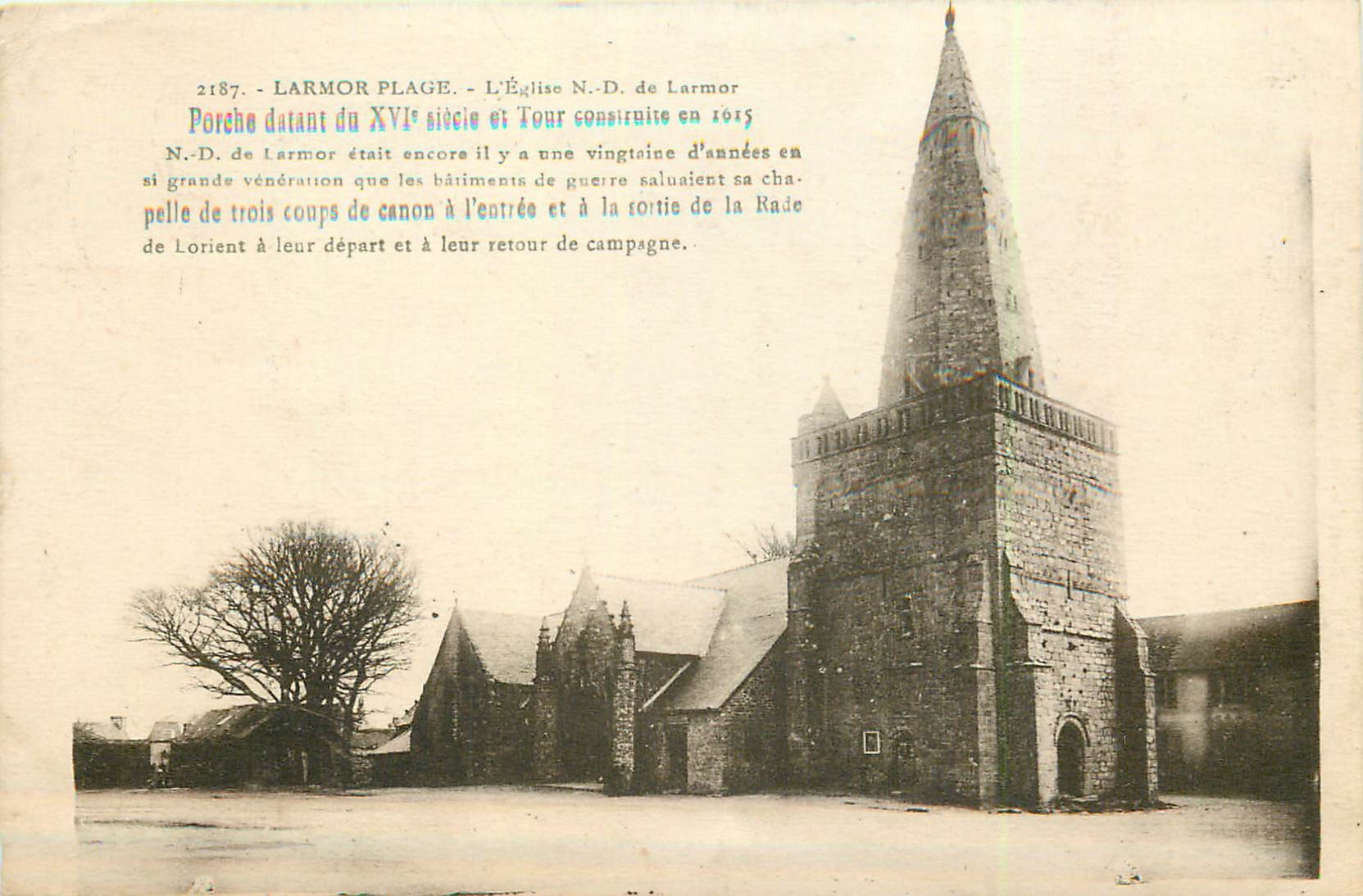 56 LARMOR PLAGE. Eglise Notre Dame 1927
