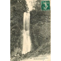 63 VALLEE DE CHAUDEFOUR. Cascade de Peyrusse 1912