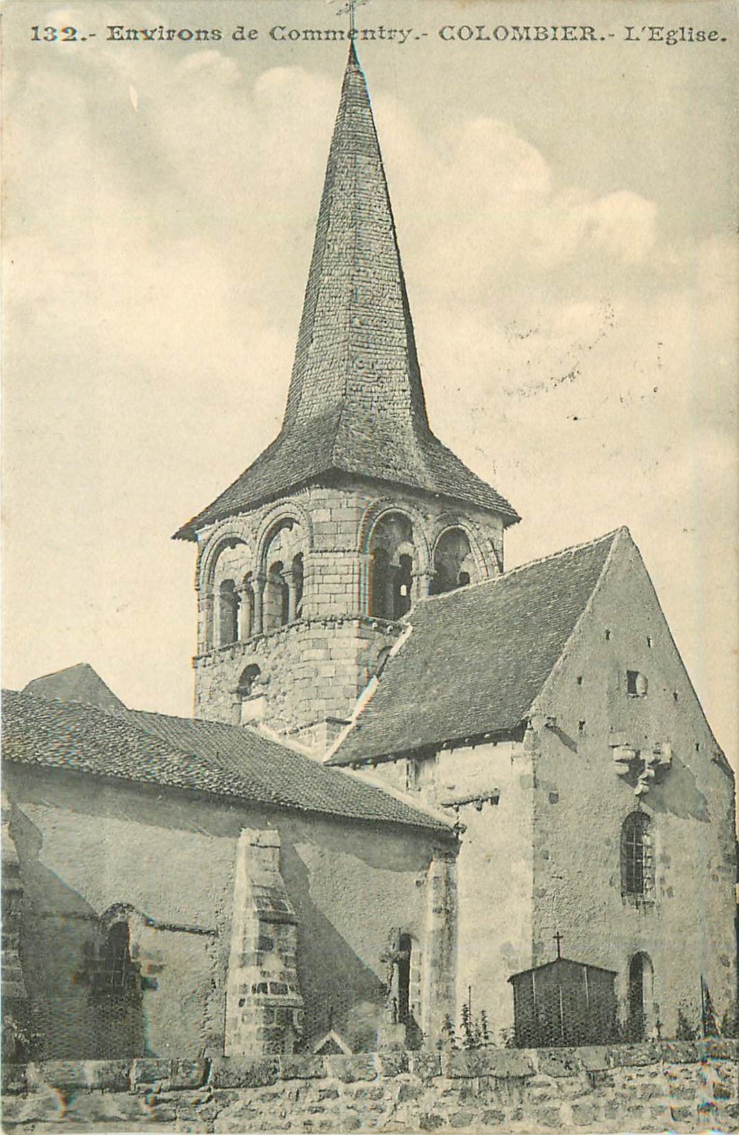 03 COLOMBIER. L'Eglise 1908