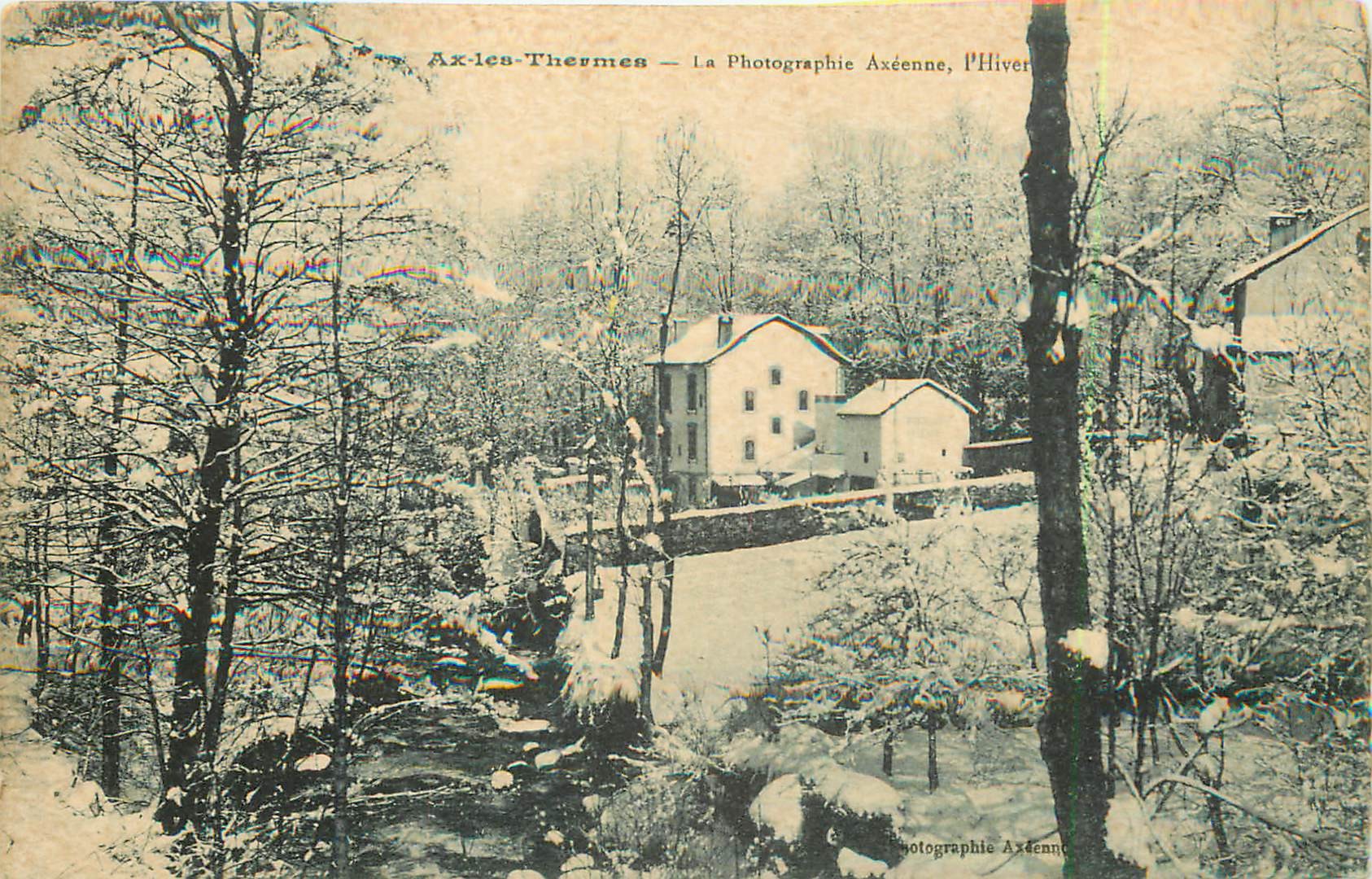 09 AX-LES-THERMES. La Photographie Axéenne l'Hiver