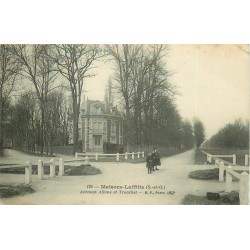 78 MAISONS-LAFFITTE. Avenues Albine et Tronchet avec écolières