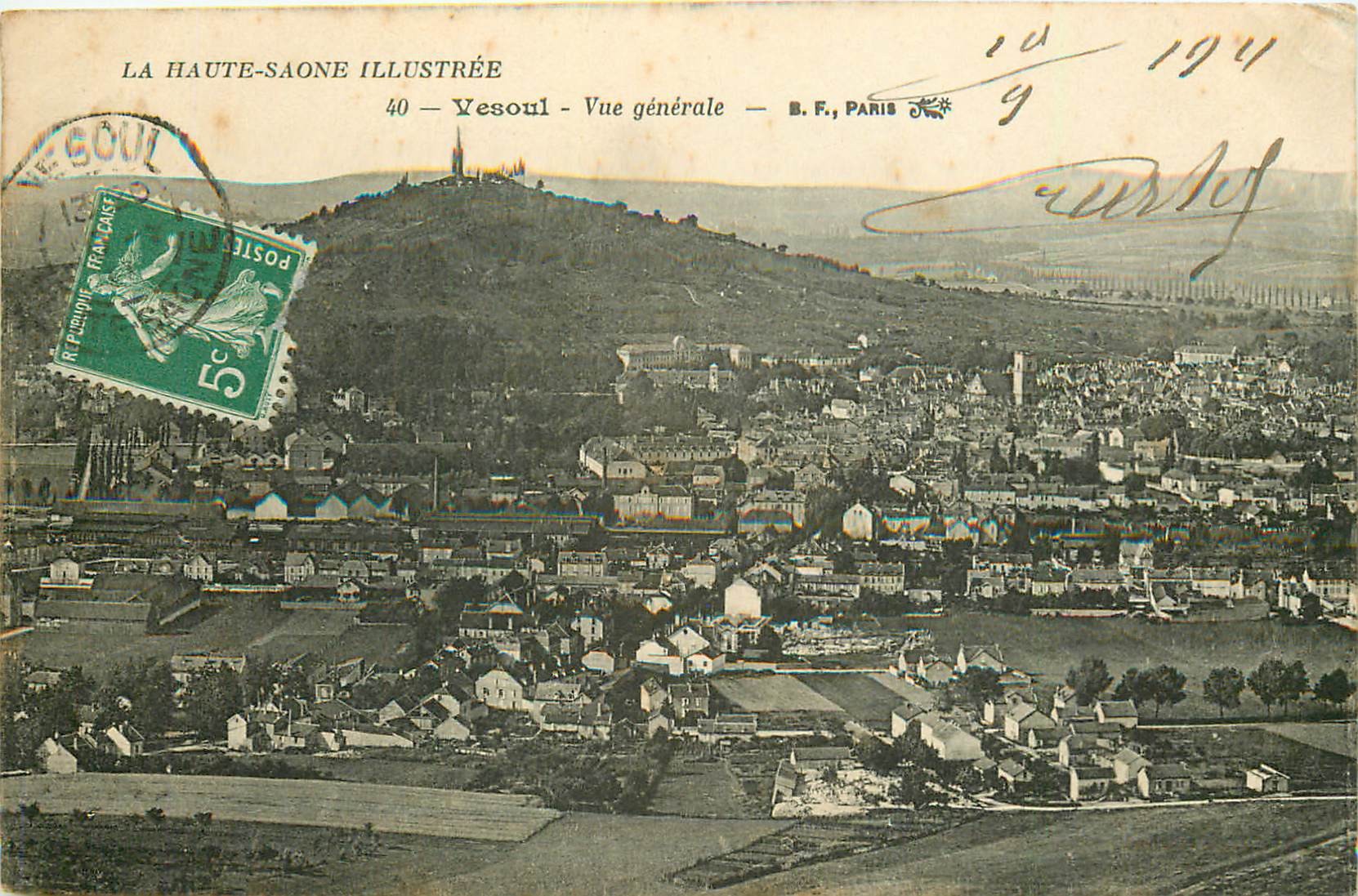 70 VESOUL. Vue générale 1911