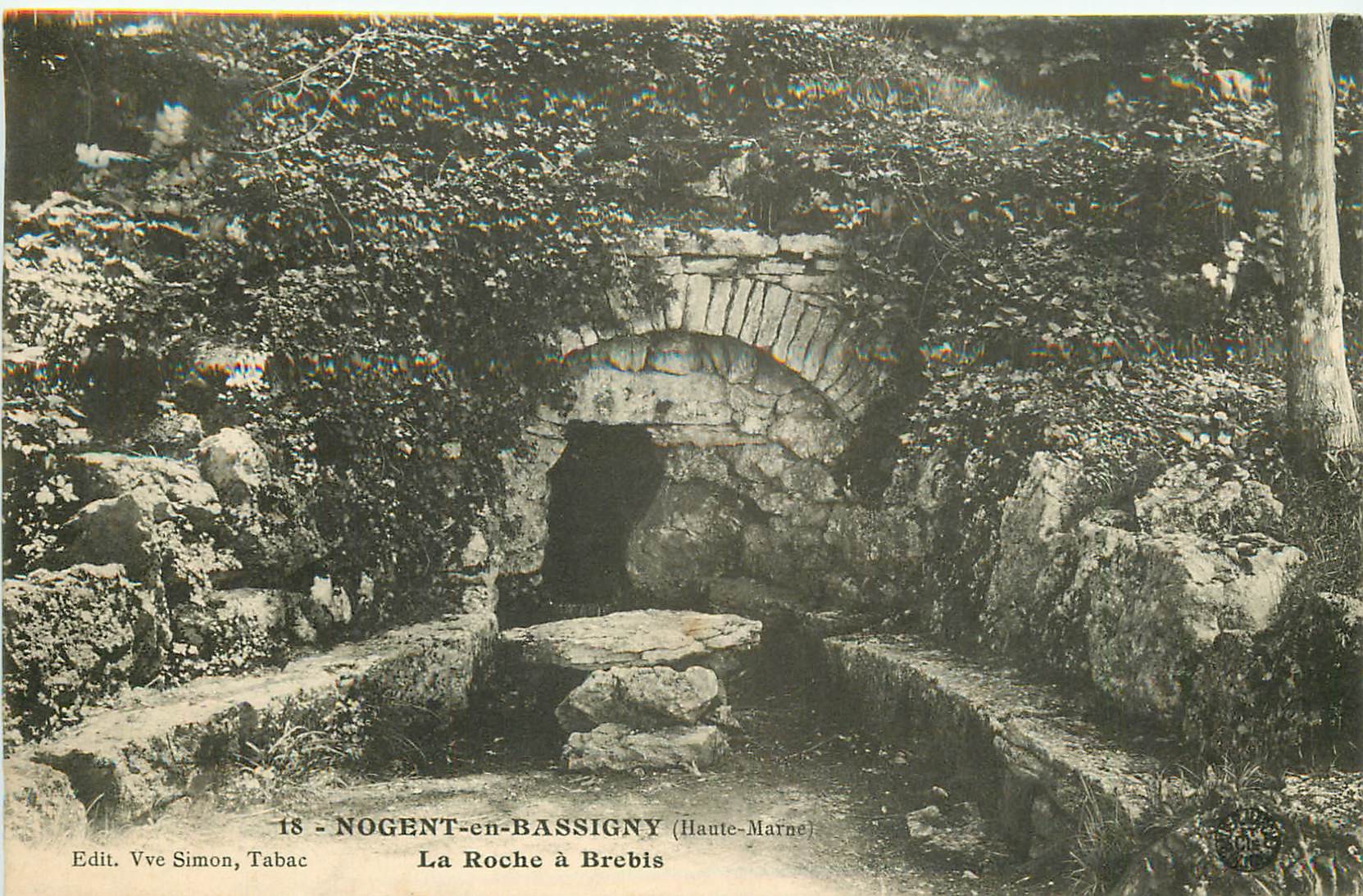 52 NOGENT-EN-BASSIGNY. La Roche à Brebis 1913