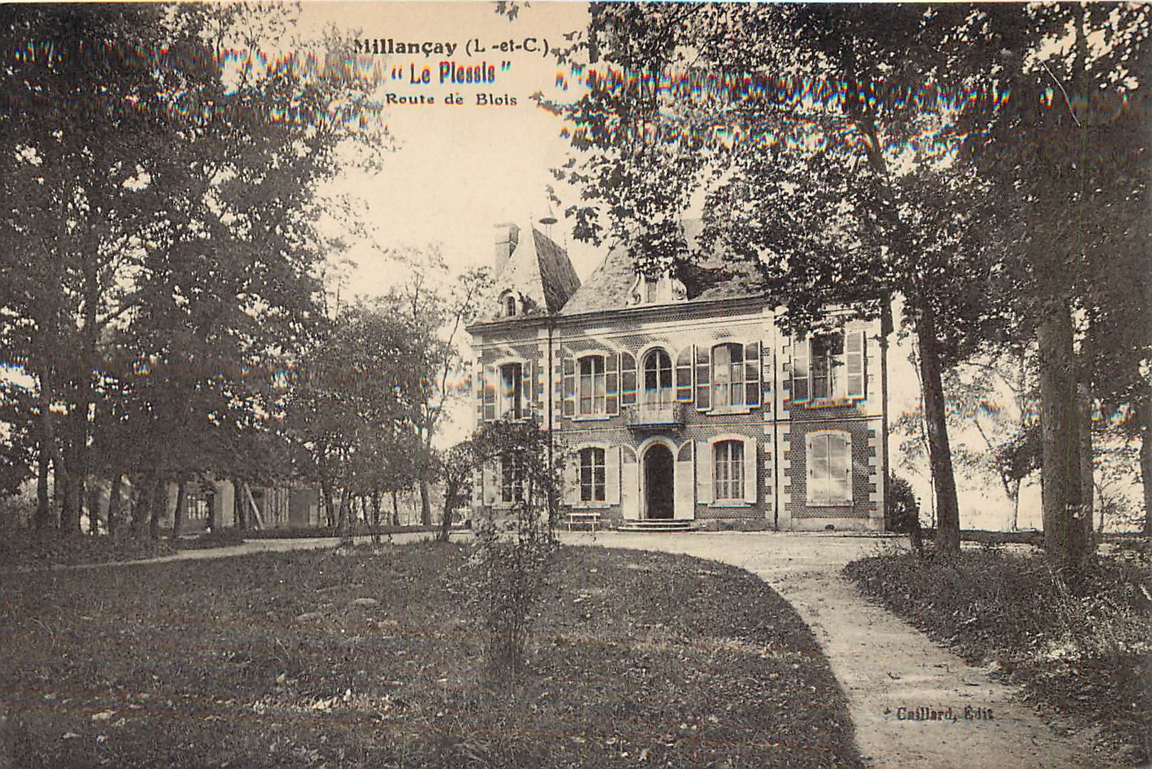 41 MILLANCAY. Le Plessis route de Blois