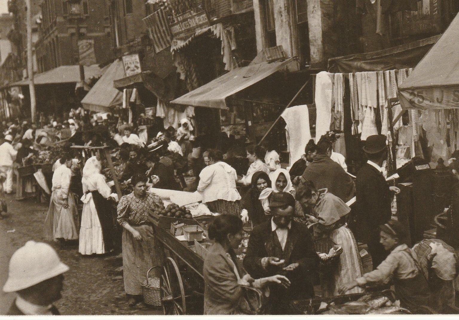 Photo Cpsm Cpm NEW YORK. Hester Street en1898 (Picture Postcards 1976 et 1985)
