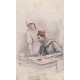 MAROC. Ecole du français par une Infirmière de la Croix Rouge 1938 par Gerardet