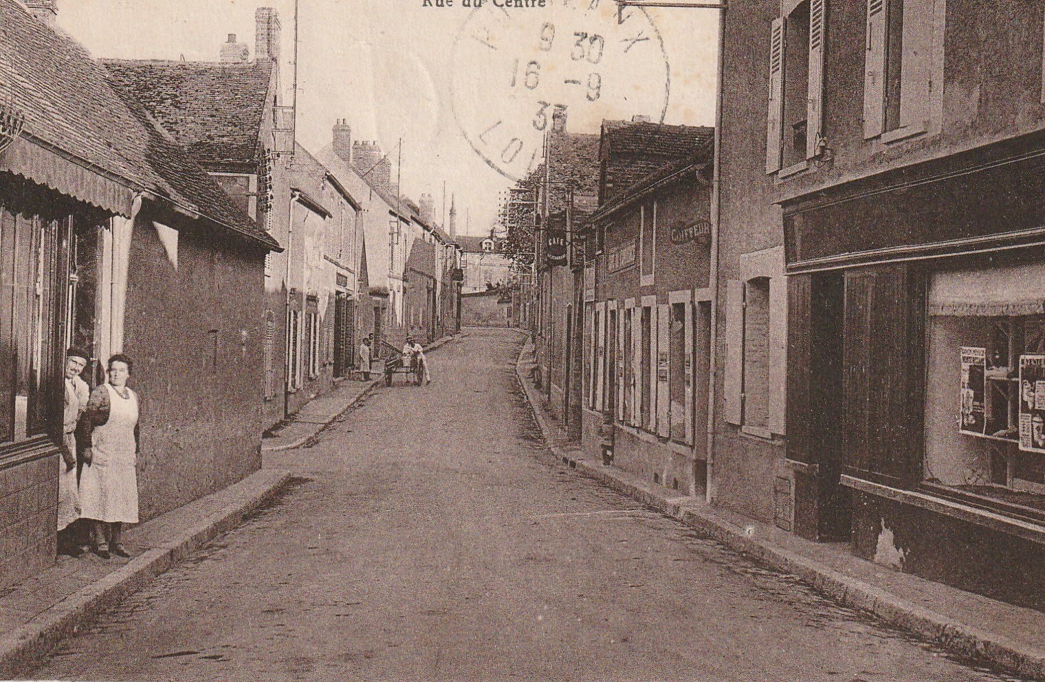 89 CHAMPIGNY-SUR-YONNE. Charcuterie Rue du Centre 1933