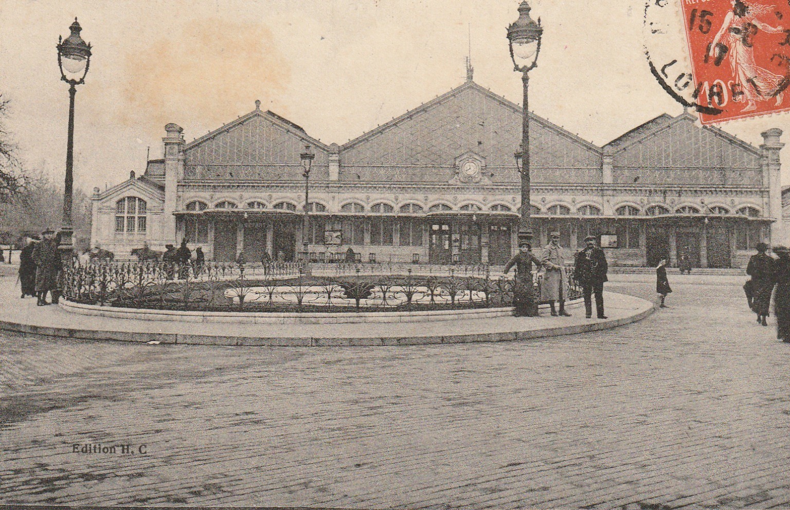45 ORLEANS. La Gare Place Albert 1er 1917