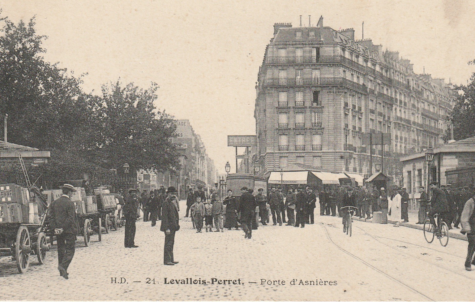 92 LEVALLOIS-PERRET. L'Octroi Porte d'Asnières