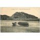 carte postale ancienne 22 ERQUY. Rochers de Follet à marée basse 1924