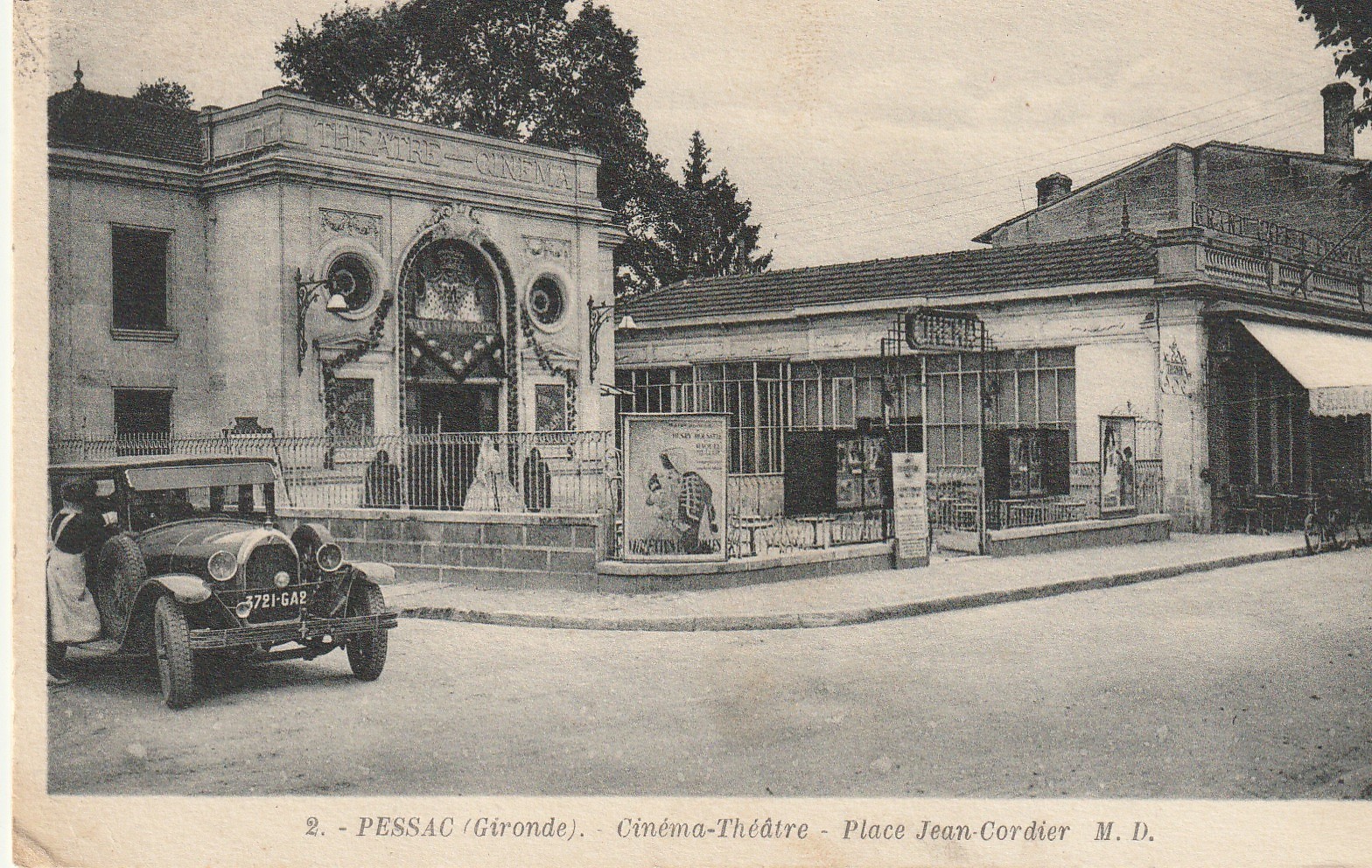 33 PESSAC. Cinéma Théâtre Place Jean Cordier 1936