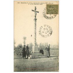 22 ETABLES. Calvaire de la Mission 1917. Timbrée en 1919