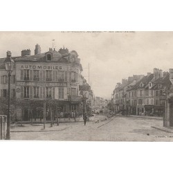 95 SAINT-OUEN-L'AUMONE. Octroi et commerces rue Basse aumône 1918