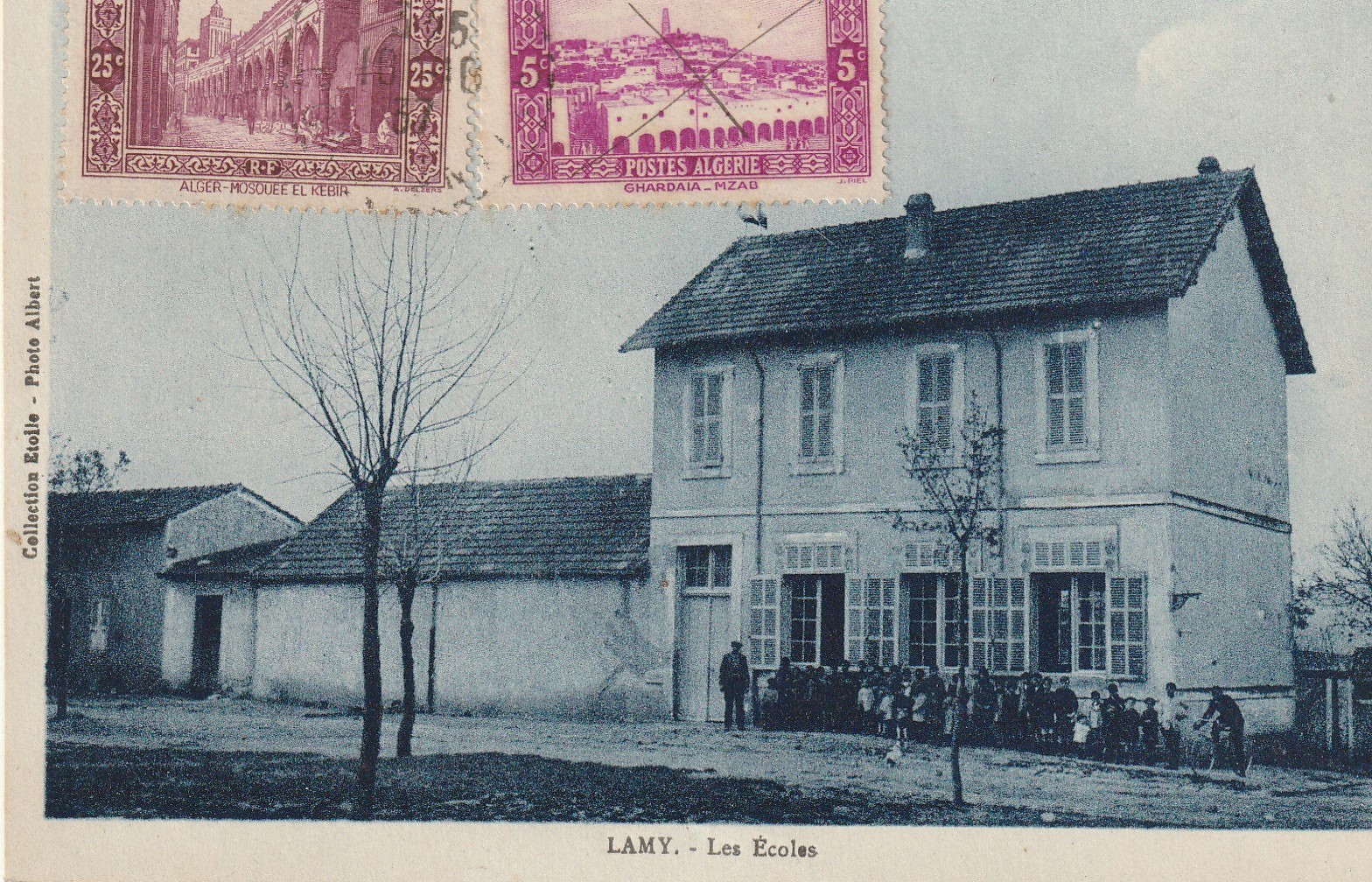 Algérie LAMY. Les Ecoles avec enfants 1937