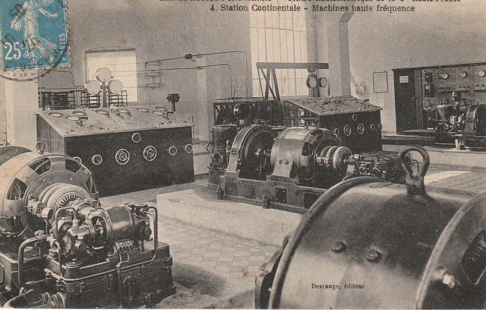 77 SAINTE-ASSISE-PONTHIERRY. Centre Radioélectrique, machines haute fréquence 1925