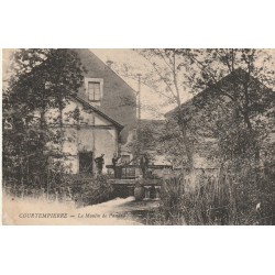 45 COURTEMPIERRE. Le Moulin de Passard avec personnages