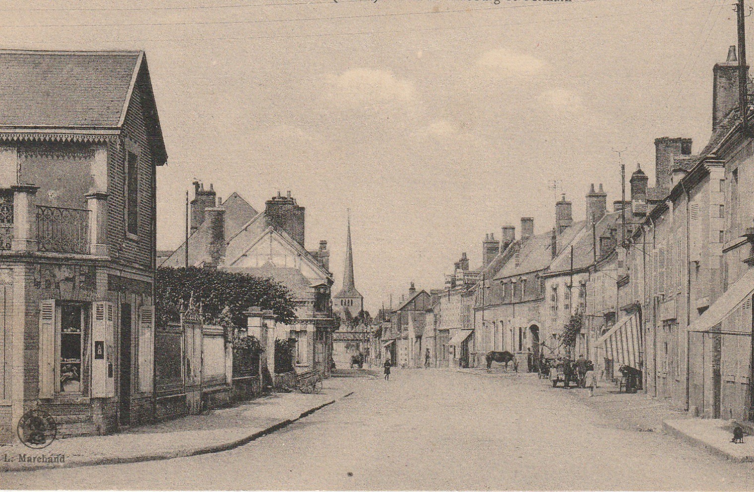 45 SULLY-SUR-LOIRE. Commerces rue du Faubourg Saint-Germain 1953