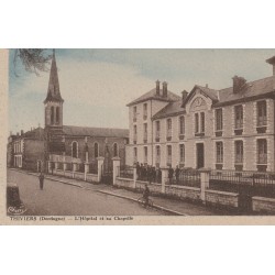 24 THIVIERS. Hôpital et Chapelle 1945