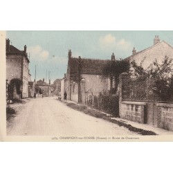 89 CHAMPIGNY-SUR-YONNE. Route de Chaumont 1941