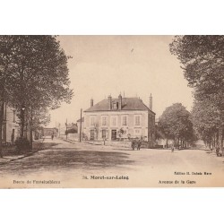 77 MORET-SUR-LOING. Avenue de la Gare Route de Fontainebleau