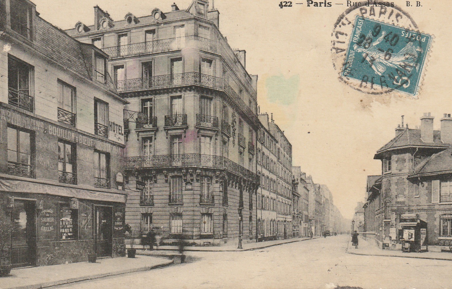75006 PARIS. Hôtel restaurant Rue d'Assas 1913