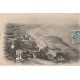50 CAROLLES. Menhir dit la Pierre au Diable 1904 (RARE avec une énorme erreur dans le titre, surtout à l'envers !...)