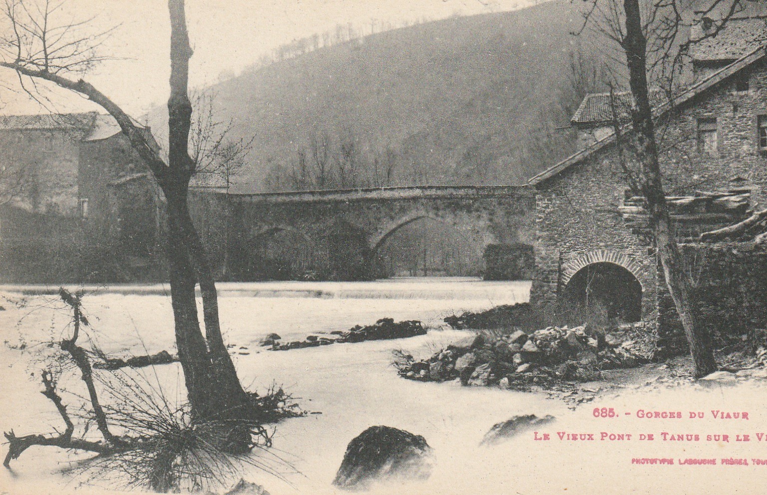 81 GORGES DU VIAUR. Le Vieux Pont de Tanus