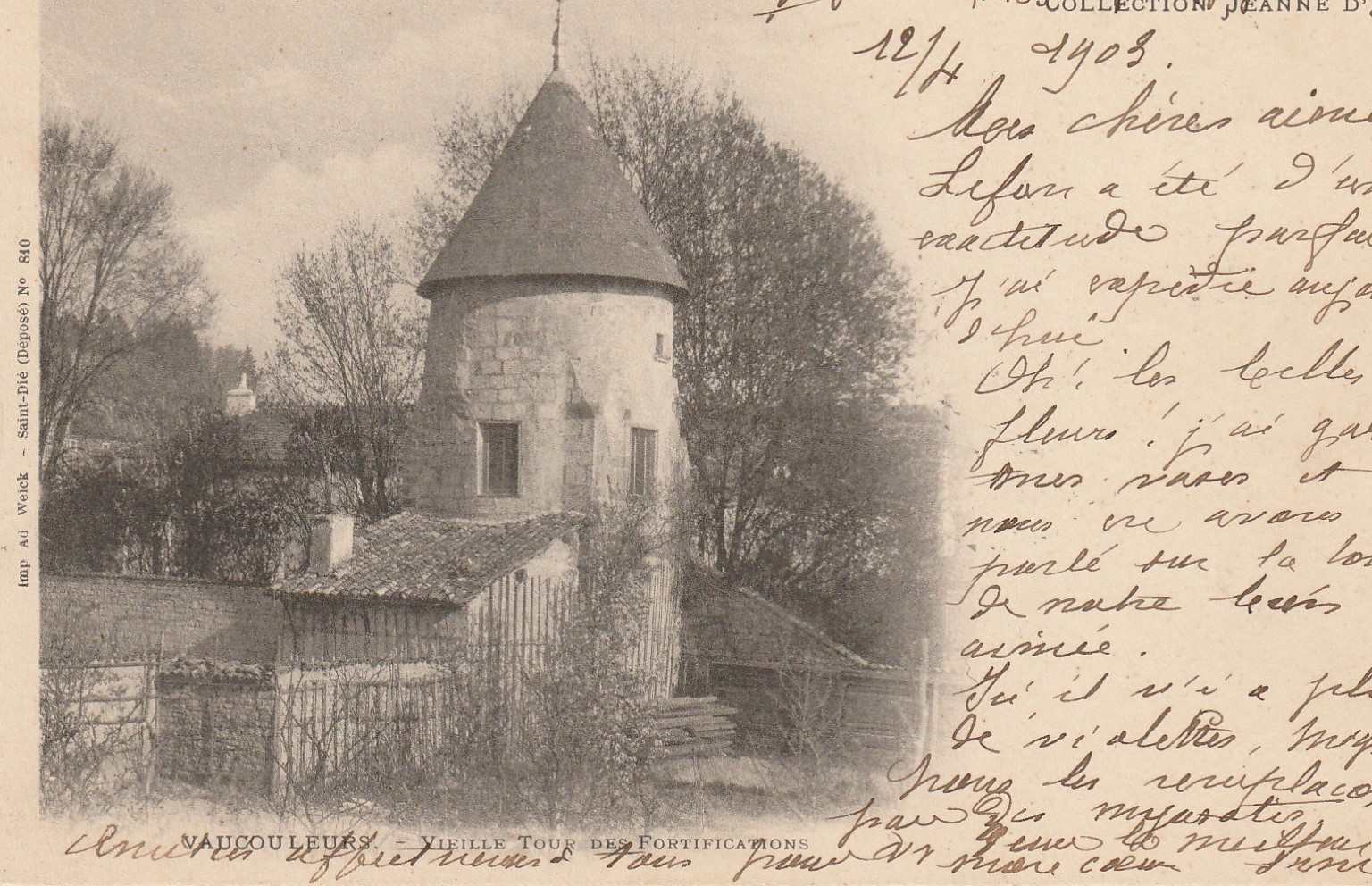 55 VAUCOULEURS. Vieille Tour des Fortifications 1903