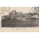 72 MONTMIRAIL. Vue d'ensemble du Village avec Château et Eglise 1906