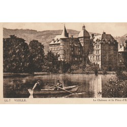  38 VIZILLE. Le Château et Pièce d'Eau
