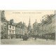 22 GUINGAMP. Le Haut de la Place du Centre Fontaine 1918