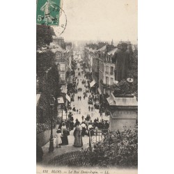 41 BLOIS. La rue Denis Papin superbement animée 1913
