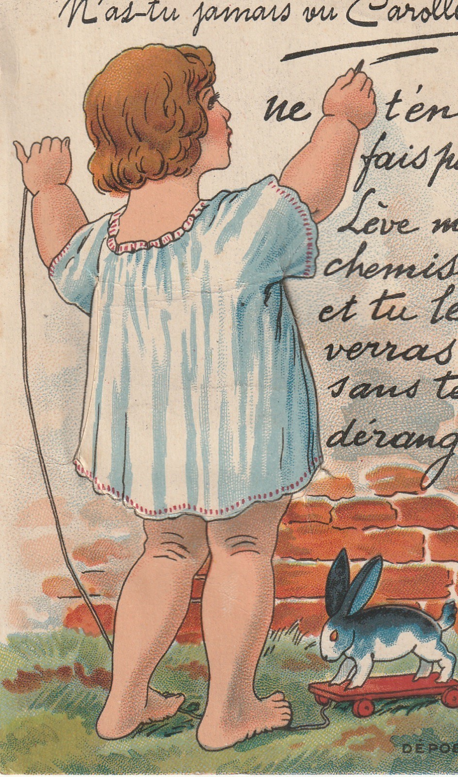 50 CAROLLES : carte à systèmes 10 vues en levant la chemise