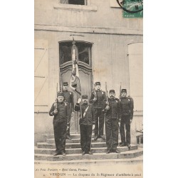 55 VERDUN. Le Drapeau du 5° Régiment d'artillerie à pied 1914