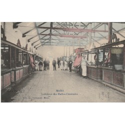 Belgique MONS. Intérieur des Halles Centrales