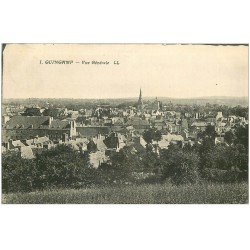 carte postale ancienne 22 GUINGAMP. Vue générale vers 1918
