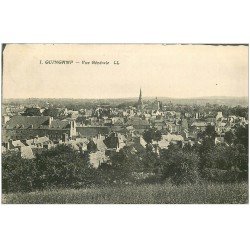 carte postale ancienne 22 GUINGAMP. Vue générale vers 1918