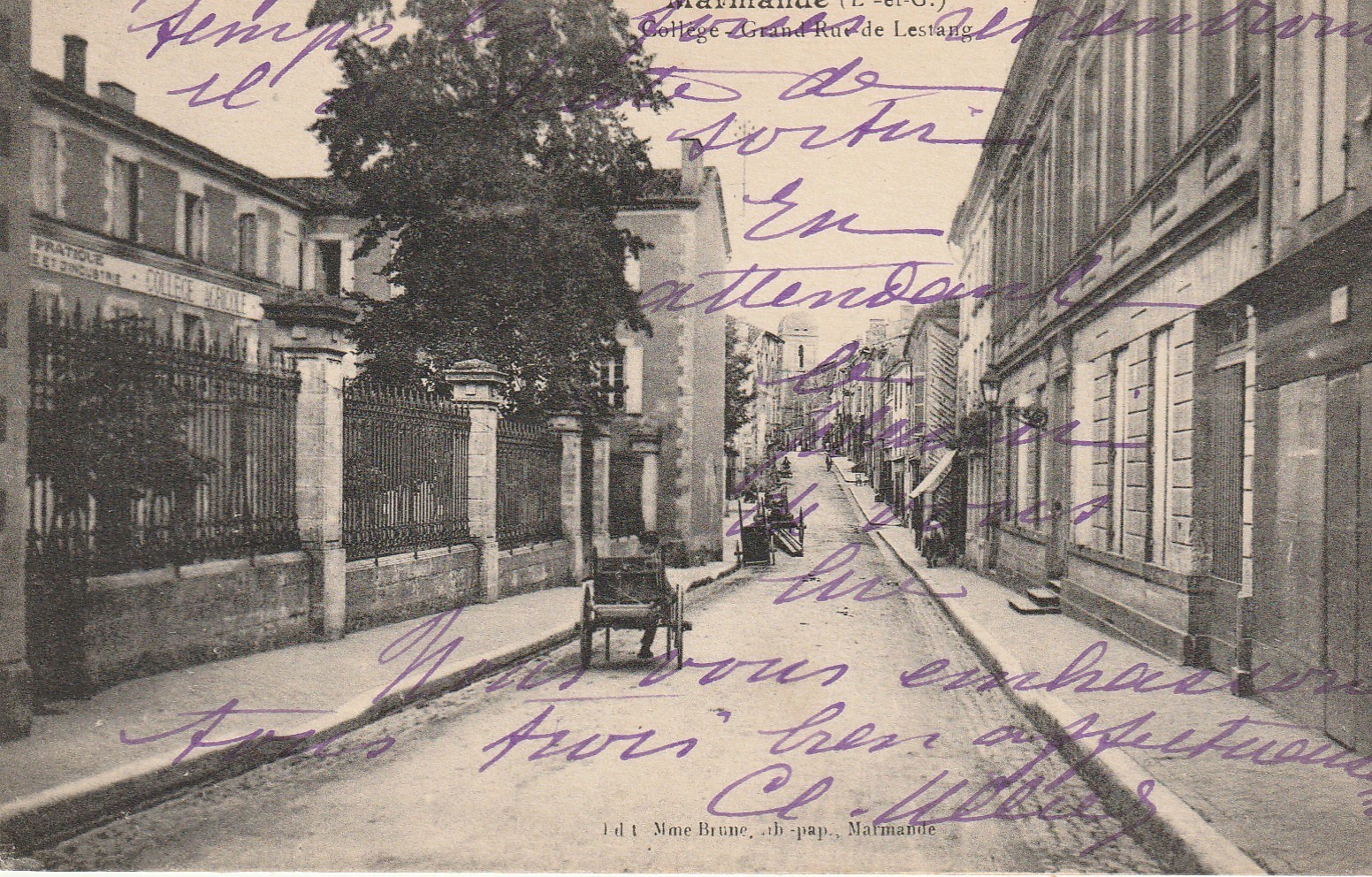 47 MARMANDE. Collège Grand Rue de Lestang