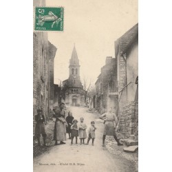 21 L'ETANG-VERGY. Rue de l'Eglise bien animée 1910