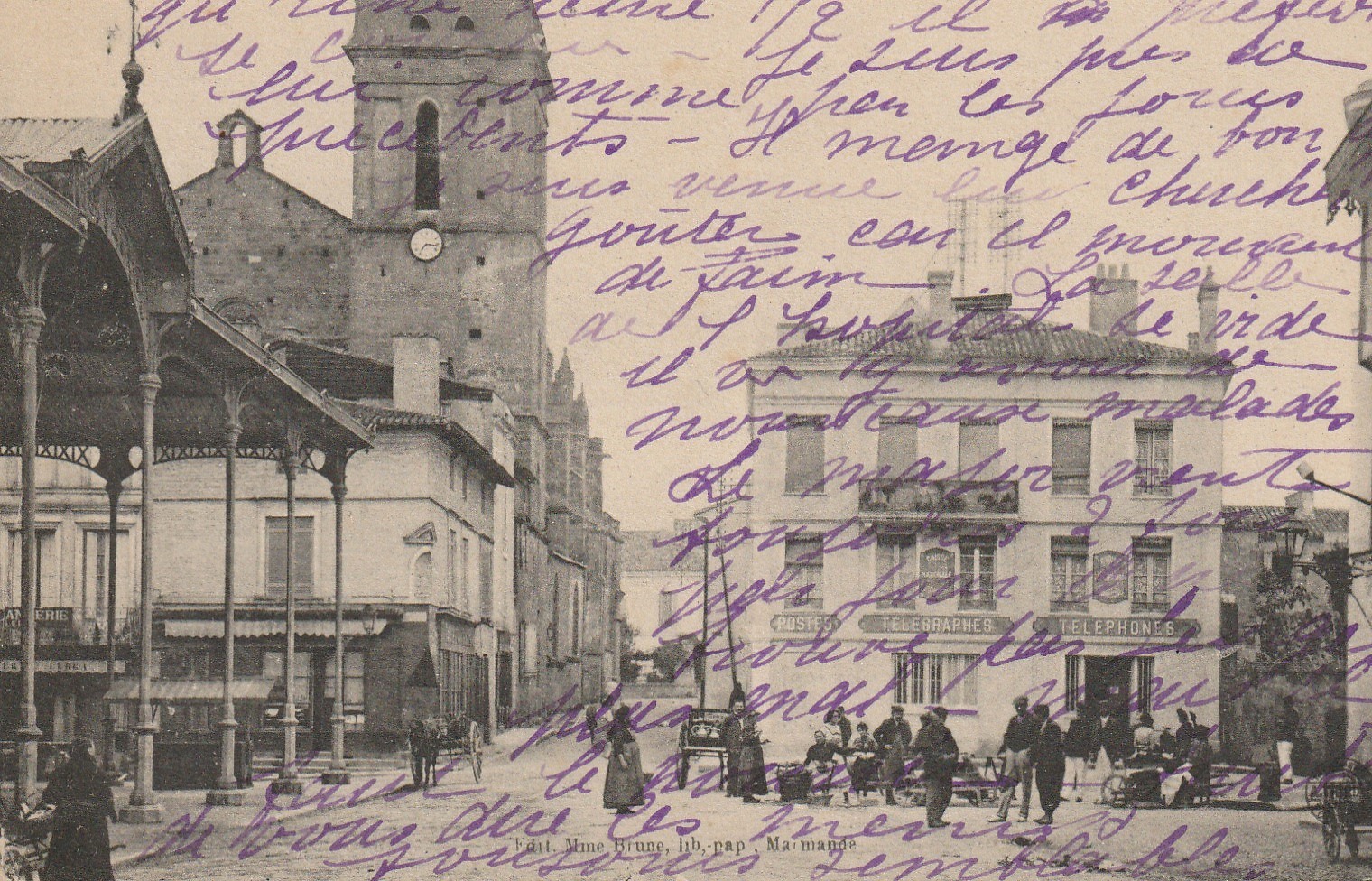 47 MARMANDE Hôtel des Postes et Tabac Place du Marché