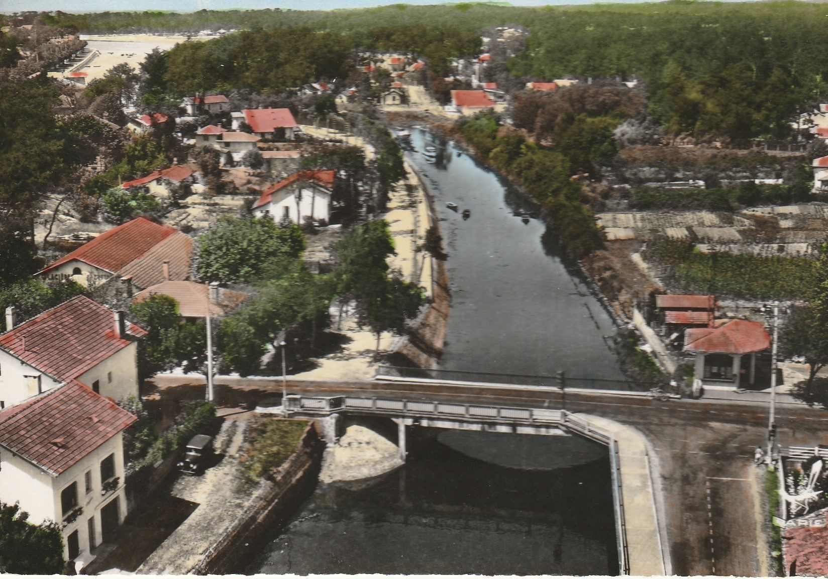 Photo cpsm grand format 40 CAP BRETON. Le Pont Lajus 1960